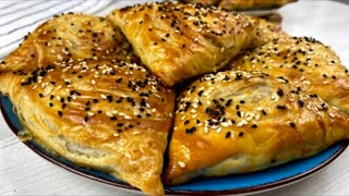 Самса,вкусная,хрустящая! Почему я раньше ее не готовила? Готовить просто!